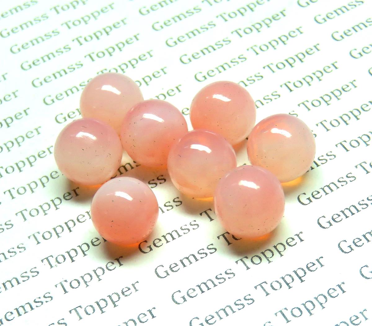 Pink Opal 10x10 mm Ball Plain